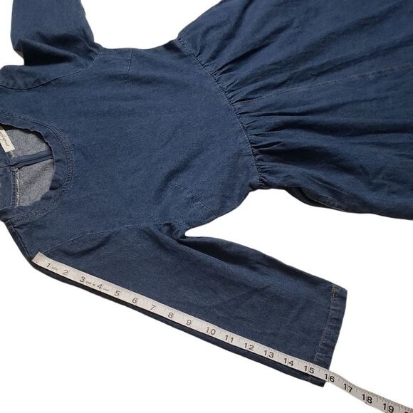 Pando Grove 3/4 Sleeve Denim Dress SMALL - Picture 10 of 15